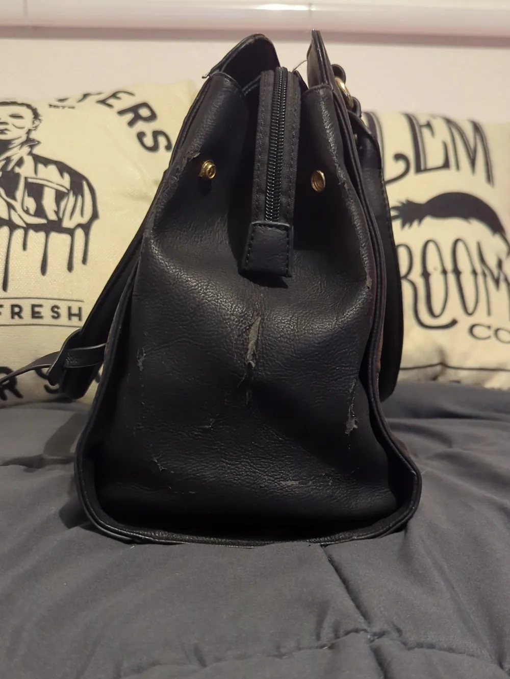 Versace 19V69 Black‎ Leather Hand Bag - Made In Italy!